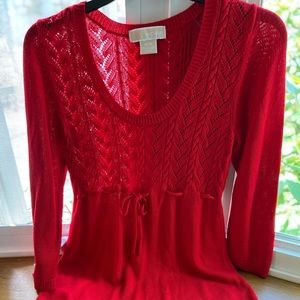 Michael Kors Red Sweater, size small